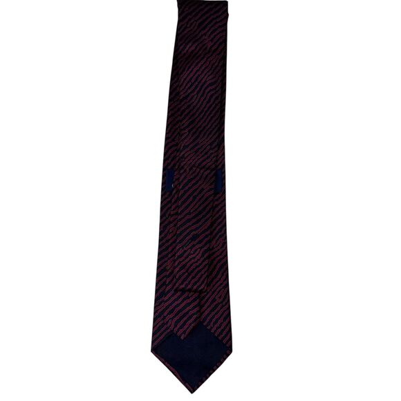 Jim Thompson Mens Red Tie Thai Silk 100% - Picture 1 of 4